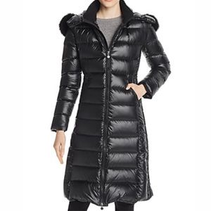 Fur-Trim Long Down Coat 🖤 SNOWMAN NEW YORK